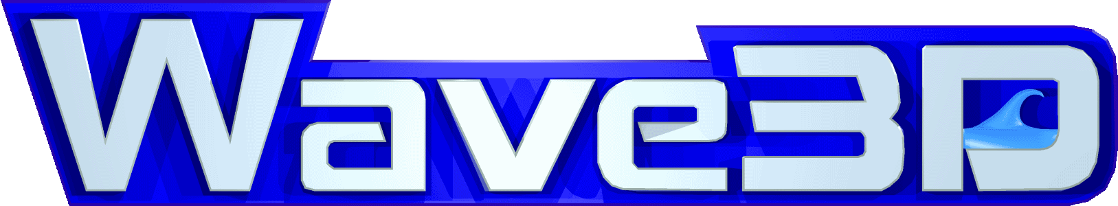 Wave3D Text as Logo